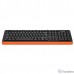 Клавиатура A4Tech Fstyler FKS10 черный/оранжевый USB [1530190]