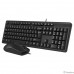 Клавиатура + мышь A4Tech KK-3330 клав:черный мышь:черный USB [1530249]
