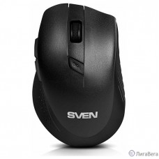 Беспроводная мышь Sven RX-425W чёрная (5+1кл. 800-1600DPI, блист)
