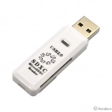 5bites Устройство ч/з карт памяти RE2-100WH USB2.0 Card reader / SD / TF / USB PLUG / WHITE