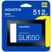 A-DATA SSD 512GB SU650 ASU650SS-512GT-R {SATA3.0}