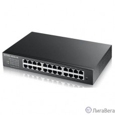 ZYXEL GS1900-24-EU0102F Smart коммутатор GS1900-24, Rack 19U, 24xGE, 2xSFP, бесшумный