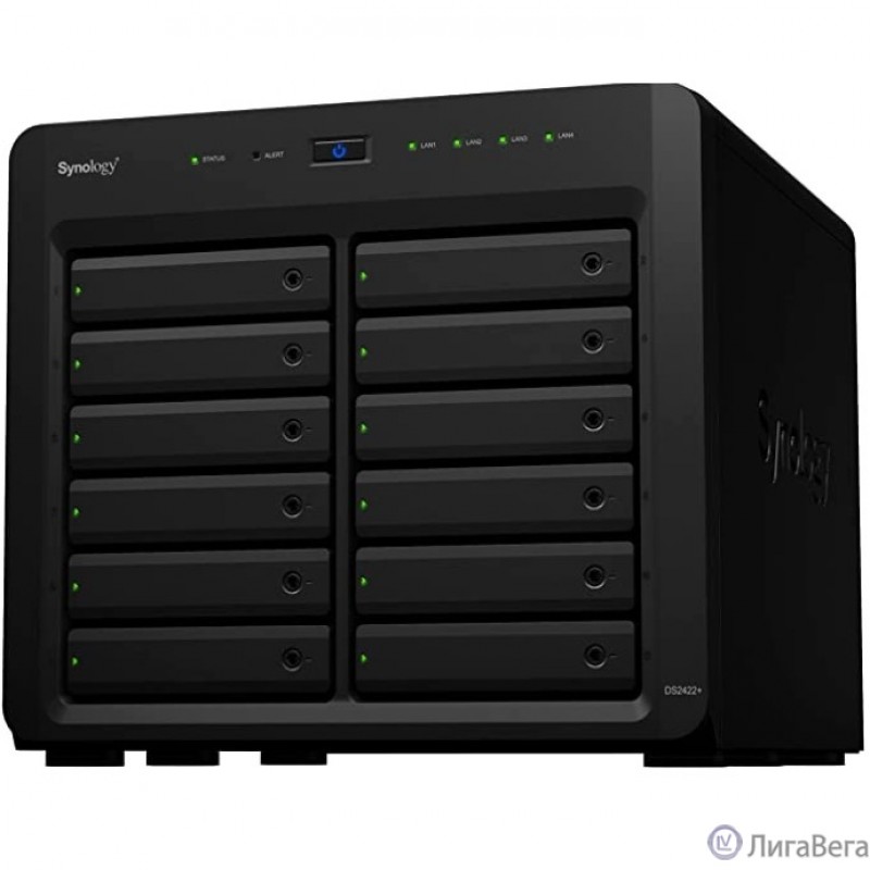 Synology DS2422+ QC2.2GHz CPU/4GB(up to 32GB)/RAID 0,1,5,6,10/up to 12 SATA SSD/HDD (3.5″ or 2.5″) (up to 24 with 1xDX1222), 2xUSB3.0, 4xGbE(+1Expslot),iSCSI, 2xIPcam(upto40)/1xPS/3YW Synology DS2422+ QC2.2GHz CPU/4GB(up to 32GB)/RAID 0,1,5,6,10/up to 12 SATA SSD/HDD (3.5″ or 2.5″) (up to 24 with 1xDX1222), 2xUSB3.0, 4xGbE(+1Expslot),iSCSI, 2xIPcam(upto40)/1xPS/3YW