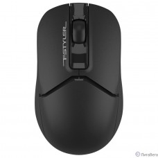 A-4Tech Мышь Fstyler FB12 черный оптическая (1200dpi) беспроводная BT/Radio USB (3but) [1595331]