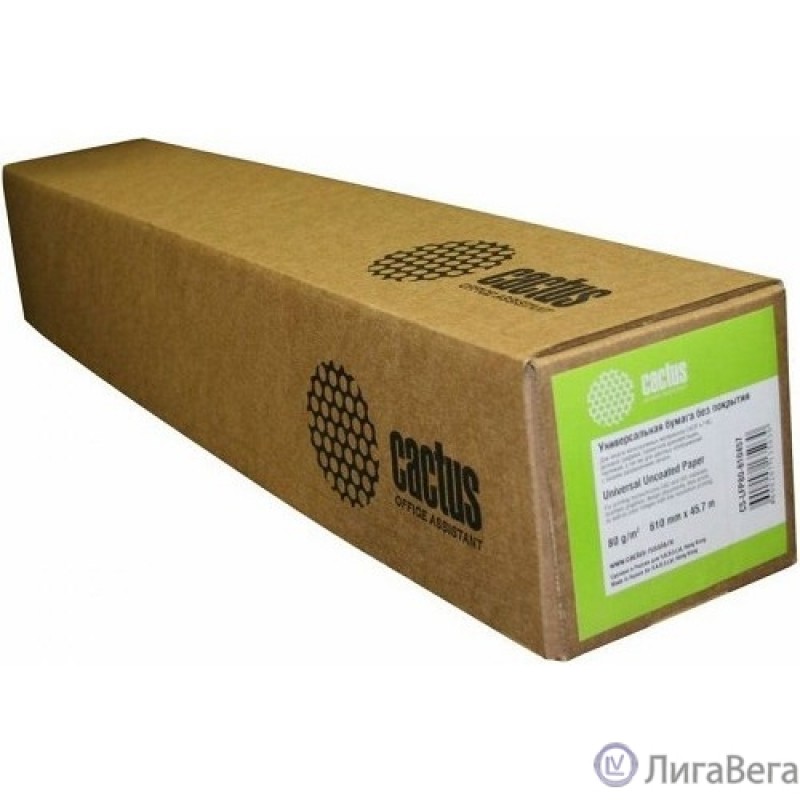 Cactus Eco CS-LFP80-420457E Бумага A2 420мм-45.7м/80г/м2/белый CIE155% универсальная втулка:50.8мм (2″) (упак.:2рул) Cactus Eco CS-LFP80-420457E Бумага A2 420мм-45.7м/80г/м2/белый CIE155% универсальная втулка:50.8мм (2″) (упак.:2рул)