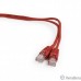 Cablexpert PP12-0.5M/R Патч-корд UTP   кат.5e, 0.5м, литой, многожильный (красный)
