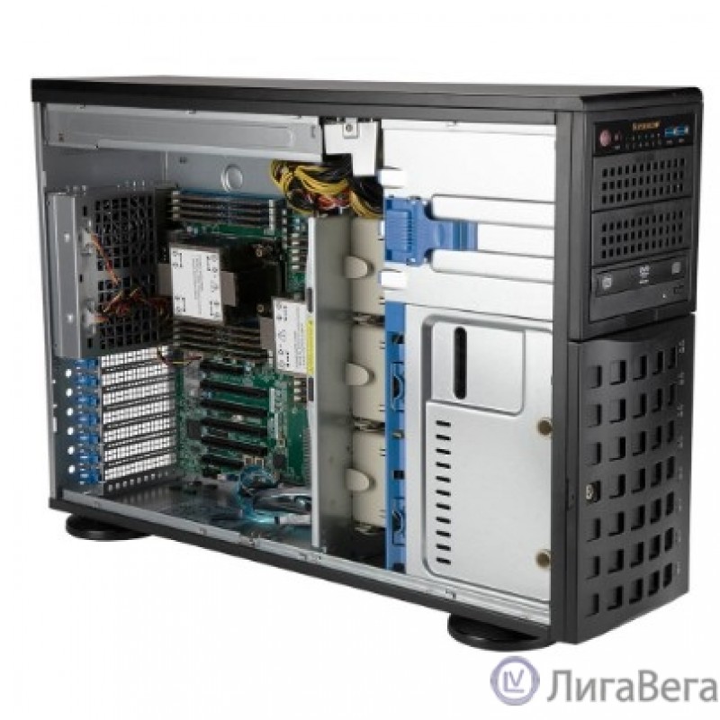 Supermicro SYS-740P-TRT Tower/4U, X12DPi-NT6, CSE-745BTS-R1K23BP, 2xLGA 4189, 8x3.5", 2x10GbE, 18х DIMM DDR4, 4xPCIe-X16, 2x1200W, black, (438952) Supermicro SYS-740P-TRT Tower/4U, X12DPi-NT6, CSE-745BTS-R1K23BP, 2xLGA 4189, 8x3.5", 2x10GbE, 18х DIMM DDR4, 4xPCIe-X16, 2x1200W, black, (438952)