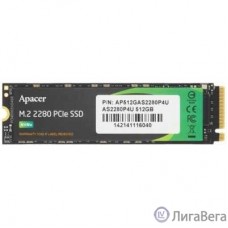 M.2 2280 512GB Apacer AS2280P4U Client SSD AP512GAS2280P4U-1 PCIe Gen3x4 with NVMe