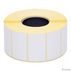Термоэтикетки Cactus Eco CS-TE43251000 сегм.:43x25 mm самоклей. д.вн.рул.80мм д.вт.40мм 1000шт/рул белый 