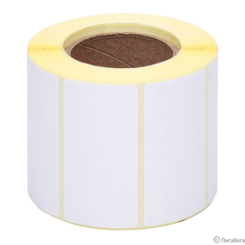 Термоэтикетки Cactus Eco CS-TE5830900 сегм.:58x30мм самоклей. д.вн.рул.80мм д.вт.40мм 900шт/рул белый