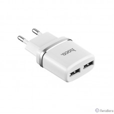 HOCO HC-47759 C12/ Сетевое ЗУ/ 2 USB/ Выход: 12W/ White