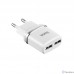 HOCO HC-47759 C12/ Сетевое ЗУ/ 2 USB/ Выход: 12W/ White HOCO HC-47759 C12/ Сетевое ЗУ/ 2 USB/ Выход: 12W/ White