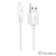 HOCO HC-32045 X1/ USB кабель Type-C/ 1m/ 2.1A/ White