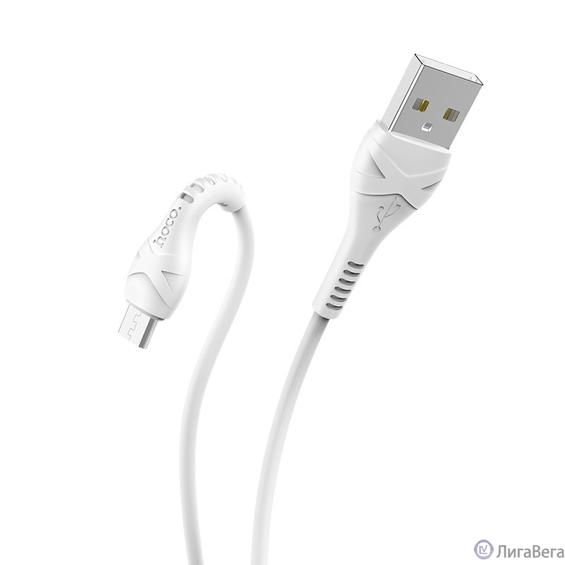 HOCO HC-10505 X37/ USB кабель Micro/ 1m/ 2.4A/ White HOCO HC-10505 X37/ USB кабель Micro/ 1m/ 2.4A/ White