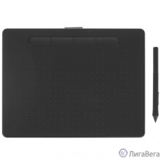 Графический планшет Wacom Intuos M CTL-6100K-B USB черный/голубой