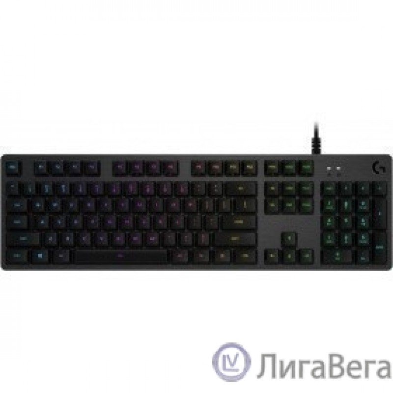 920-009351 Logitech Клавиатура G512 CARBON LIGHTSYNC RGB Mechanical Gaming Keyboard with GX Brown switches