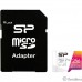 Micro SecureDigital 256GB Silicon Power SP256GBSTXBV1V20SP Elite + adapter  Class10