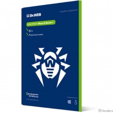 BBZ-*C-12M-5-A3  Dr.Web «Малый бизнес» сертифицированный ФСТЭК России, в картонной упаковке, на 12 мес., на 5 пк. + 1 файловый сервер + 5 мобильных устройств