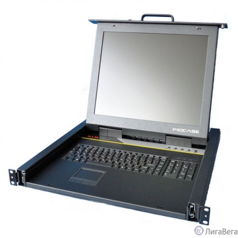 Procase R1708 Консоль однорельсовая , КВМ 8 порт, LCD 17'', single rail console KVM 8 port, LCD D-Sub, USB, разрешение 1280*1024, 8 кабелей Procase R1708 Консоль однорельсовая , КВМ 8 порт, LCD 17'', single rail console KVM 8 port, LCD D-Sub, USB, разрешение 1280*1024, 8 кабелей