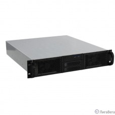 Procase RE204-D0H8-FE-65 Корпус 2U server case,0x5.25+8HDD,черный,без блока питания(2U,2U-redundant),глубина 650мм,EATX 12″x13″, панель вентиляторов 4*80х25 PWM