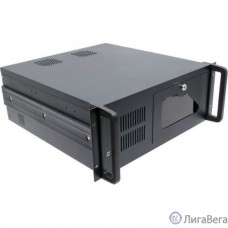 Procase EB445-B-0 Корпус 4U Rack server case, черный, дверца, без блока питания, глубина 450мм, MB 12″x9.6″