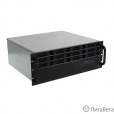Procase ES412XS-SATA3-B-0 Корпус 4U Rack server case (12 SATA3/SAS 12Gb hotswap HDD), черный, без блока питания, глубина 400мм, MB 12″x13″