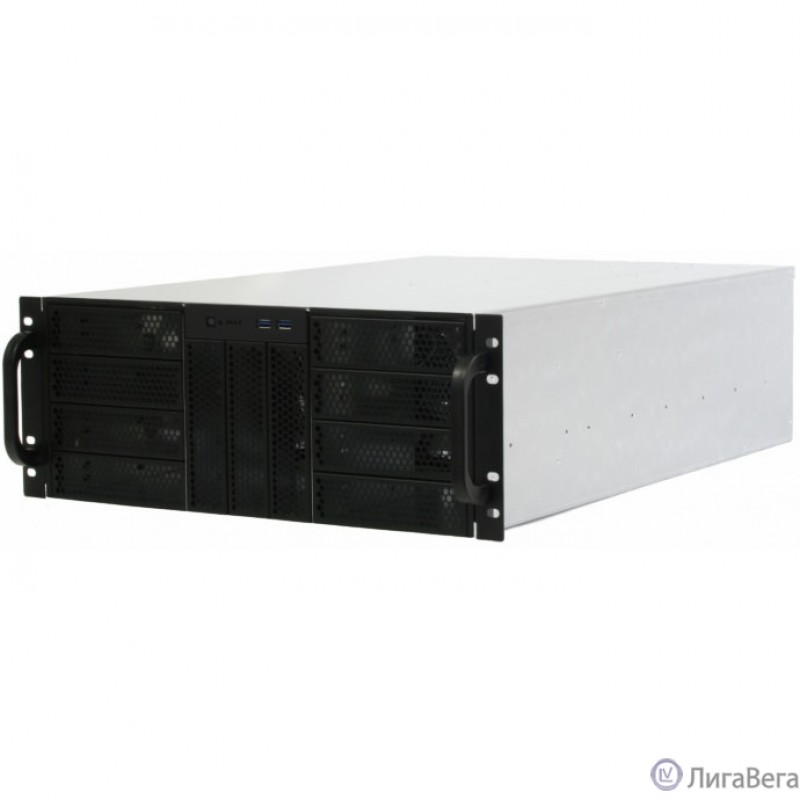 Procase RE411-D11H0-A-45 Корпус 4U server case,11x5.25+0HDD,черный,без блока питания,глубина 450мм,MB ATX 12″x9,6″ [ RE411-D11H0-A-45]