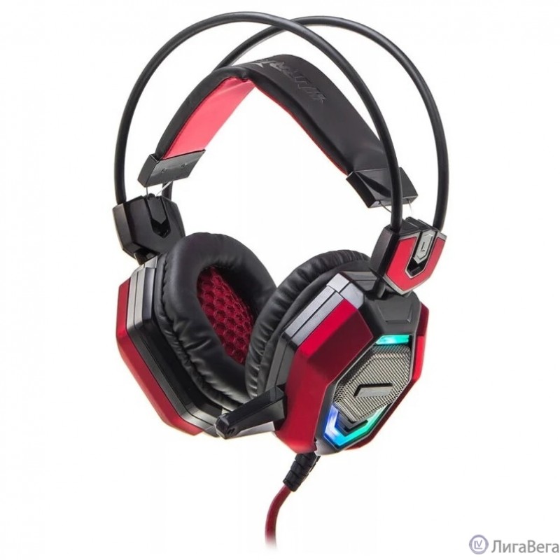 Оклик HS-L900G HURRICANE черный/красный 1.85м мониторные оголовье (472660) Оклик HS-L900G HURRICANE черный/красный 1.85м мониторные оголовье (472660)