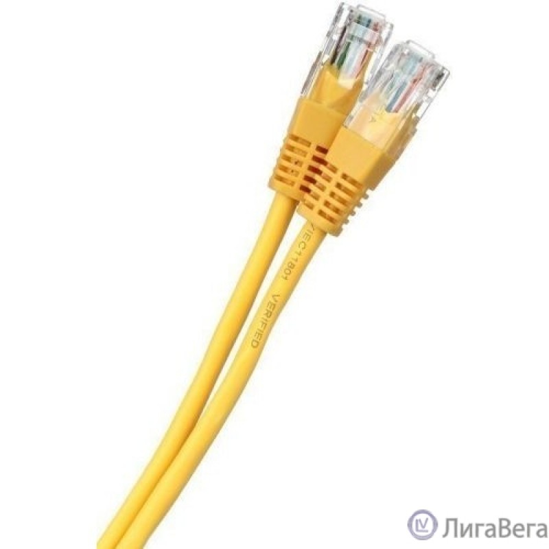 Aopen ANP511_5M_Y Патчкорд литой iOpen (Aopen/Qust) UTP кат.5е 5м желтый [6938510884893]