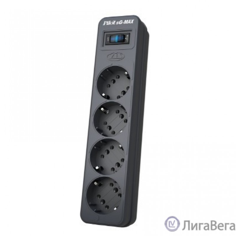 ZIS Сетевой фильтр Pilot sG max 1.8m {5 розеток GP с заземлением, 3300 Вт}