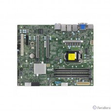 Supermicro MBD-X12SCA-F-B {W-1200 CPU, 4 DIMM slots, Intel W480 controller for 4 SATA3 (6 Gbps) ports, RAID 0,1,5,10, 1 PCI-E 3.0 x4, 2 PCI-E 3.0 x16 slots}