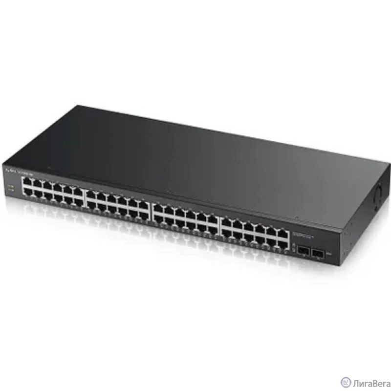 ZYXEL GS1900-48-EU0102F Smart L2 коммутатор Zyxel GS1900-48, rack 19″, 48xGE, 2xSFP, кнопка сброса заводских настроек ZYXEL GS1900-48-EU0102F Smart L2 коммутатор Zyxel GS1900-48, rack 19″, 48xGE, 2xSFP, кнопка сброса заводских настроек