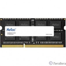 Память SO-DIMM DDR3L 8Gb PC12800 1600MHz CL11 1.35V Netac (NTBSD3N16SP-08)