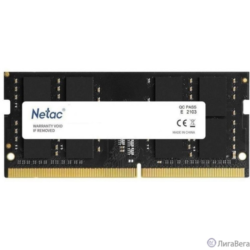 Память SO-DIMM DDR4 16Gb PC21300 2666MHz CL19 1.2V Netac RTL (NTBSD4N26SP-16) Память SO-DIMM DDR4 16Gb PC21300 2666MHz CL19 1.2V Netac RTL (NTBSD4N26SP-16)
