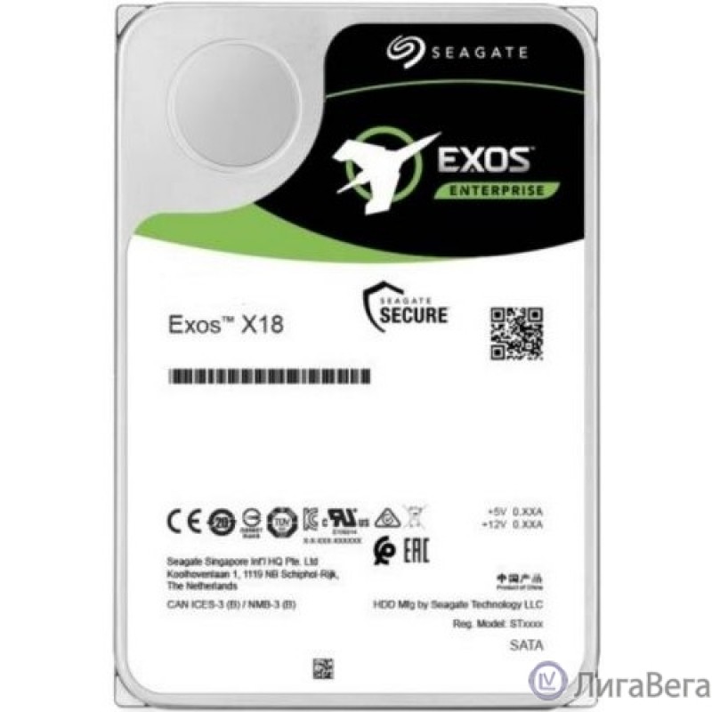 12TB Seagate Exos X18 (ST12000NM000J) {SATA 6Gb/s, 7200 rpm, 256mb buffer, 3.5″} 12TB Seagate Exos X18 (ST12000NM000J) {SATA 6Gb/s, 7200 rpm, 256mb buffer, 3.5″}