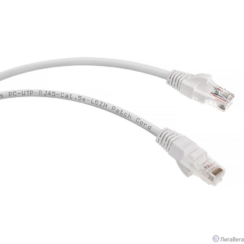 Cabeus PC-UTP-RJ45-Cat.5e-0.5m-WH-LSZH Патч-корд U/UTP, категория 5е, 2xRJ45/8p8c, неэкранированный, белый, LSZH, 0.5м Cabeus PC-UTP-RJ45-Cat.5e-0.5m-WH-LSZH Патч-корд U/UTP, категория 5е, 2xRJ45/8p8c, неэкранированный, белый, LSZH, 0.5м