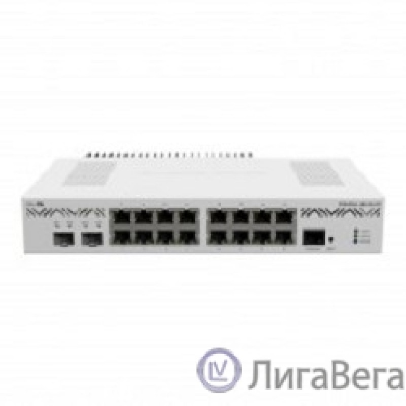 MikroTik CCR2004-16G-2S+PC Маршрутизатор 16*1Gbit RJ45, 2*10Gbit SFP+ MikroTik CCR2004-16G-2S+PC Маршрутизатор 16*1Gbit RJ45, 2*10Gbit SFP+