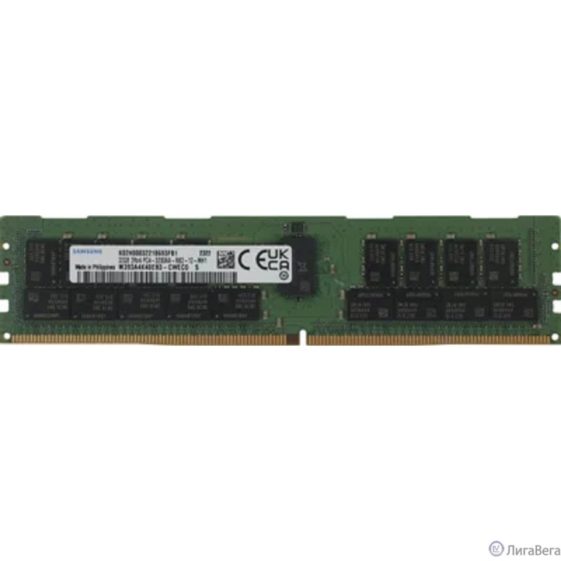 Samsung DDR4 32GB RDIMM (PC4-25600) 3200MHz ECC Reg 1.2V ( M393A4K40EB3-CWECO)