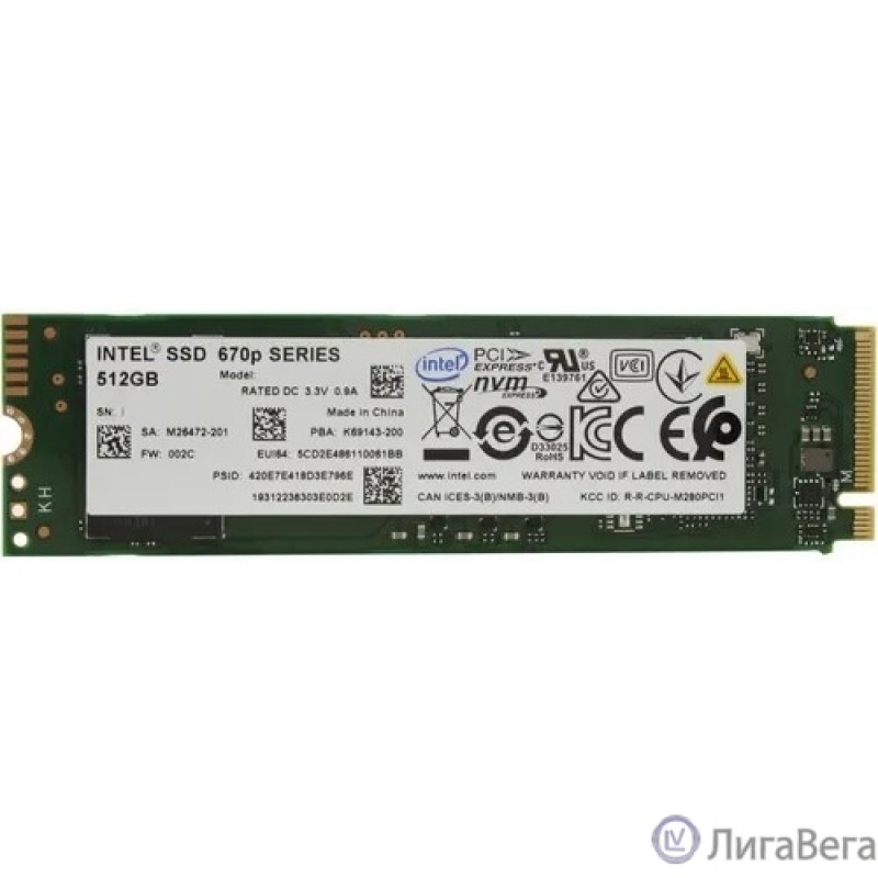 Intel SSD 512Gb M.2 670P Series SSDPEKNU512GZX1 Intel SSD 512Gb M.2 670P Series SSDPEKNU512GZX1