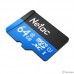 Micro SecureDigital 64GB Netac microSDXC Class10 NT02P500STN-064G-R P500 + adapter