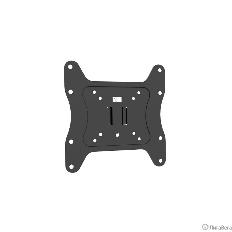 Wize [WF43F] для 10″-37″ LCD телевизоров, VESA 200х200, расстояние от стены 1.9 см, до 25 кг, черн., розн. упаковка