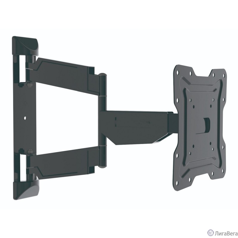 Wize [WA43] для дисплеев 17-43″, VESA 75x75, 100x100, 200x200 мм., макс. нагрузка 35 кг, расстояние от стены 36-478 мм., наклон -3°/+12°, поворот -90°/+90°,выравнивание +/-3°, черн.
