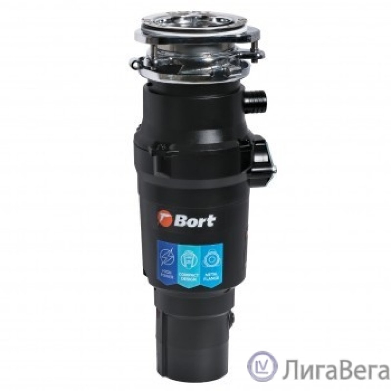 Bort Измельчитель пищевых отходов TITAN 7000  {Мощность л.с. 1 ; 780 Вт; 3,2 кг/мин; 3600 об/мин; 1000 мл; Металл ; набор аксессуаров 6 шт} [93413519]