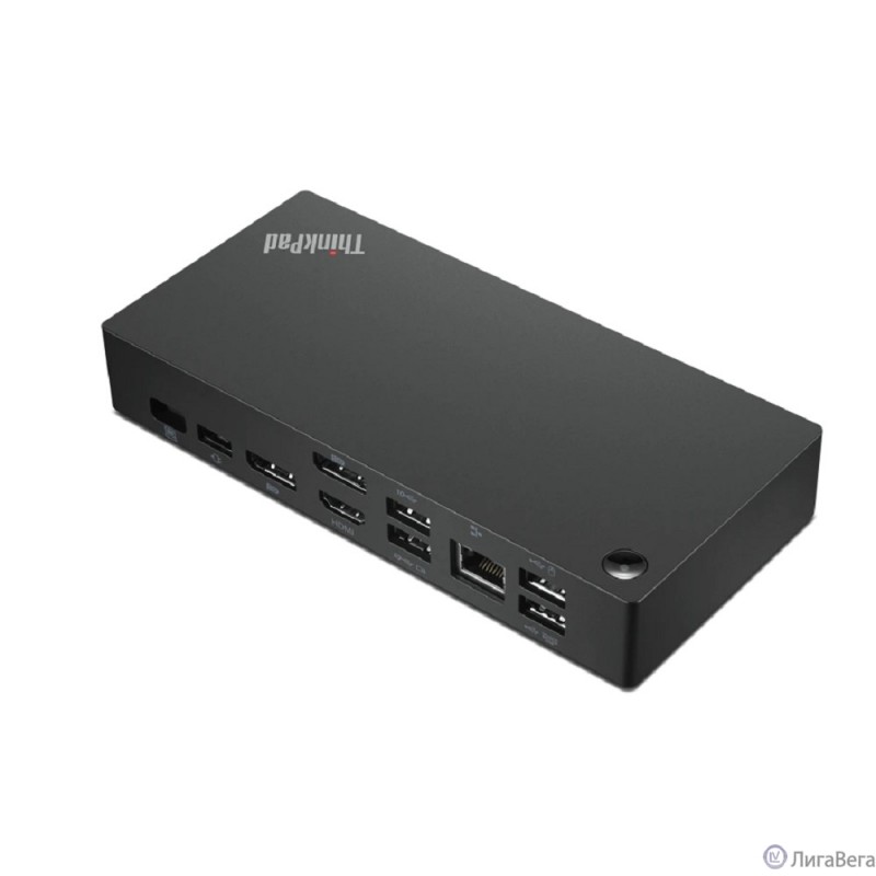 Lenovo [40AY0090CN] ThinkPad Universal USB-C Dock  2x DP 1.4, 1x HDMI 2.0, 3x USB 3.1, 2x USB 2.0, 1x USB-C, 1x RJ-45, 1x Combo Audio Jack 3.5mm pi.
