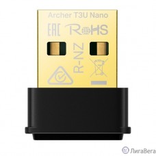 TP-Link Archer T3U Nano AC1300 Ультракомпактный Wi-Fi USB-адаптер с поддержкой MU-MIMO