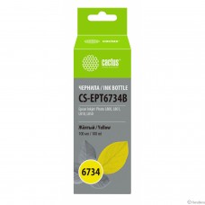 Чернила Cactus CS-EPT6734B T6734 желтый 100мл для Epson L800/L810/L850/L1800