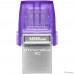 Kingston USB Drive 128Gb DataTraveler microDuo 3C DTDUO3CG3/128GB USB3.0 фиолетовый Kingston USB Drive 128Gb DataTraveler microDuo 3C DTDUO3CG3/128GB USB3.0 фиолетовый