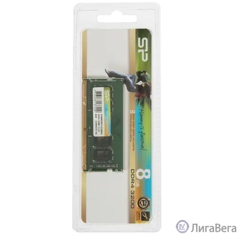DDR4 8Gb 3200MHz Silicon Power SP008GBSFU320B02 RTL PC4-25600 CL22 SO-DIMM 288-pin 1.2В single rank DDR4 8Gb 3200MHz Silicon Power SP008GBSFU320B02 RTL PC4-25600 CL22 SO-DIMM 288-pin 1.2В single rank