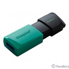 Kingston USB Drive 256Gb DataTraveler Exodia M , USB 3.2″  черный/зеленый