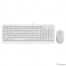 Клавиатура + мышь A4Tech Fstyler F1512 клав:белый мышь:белый USB (F1512 WHITE)